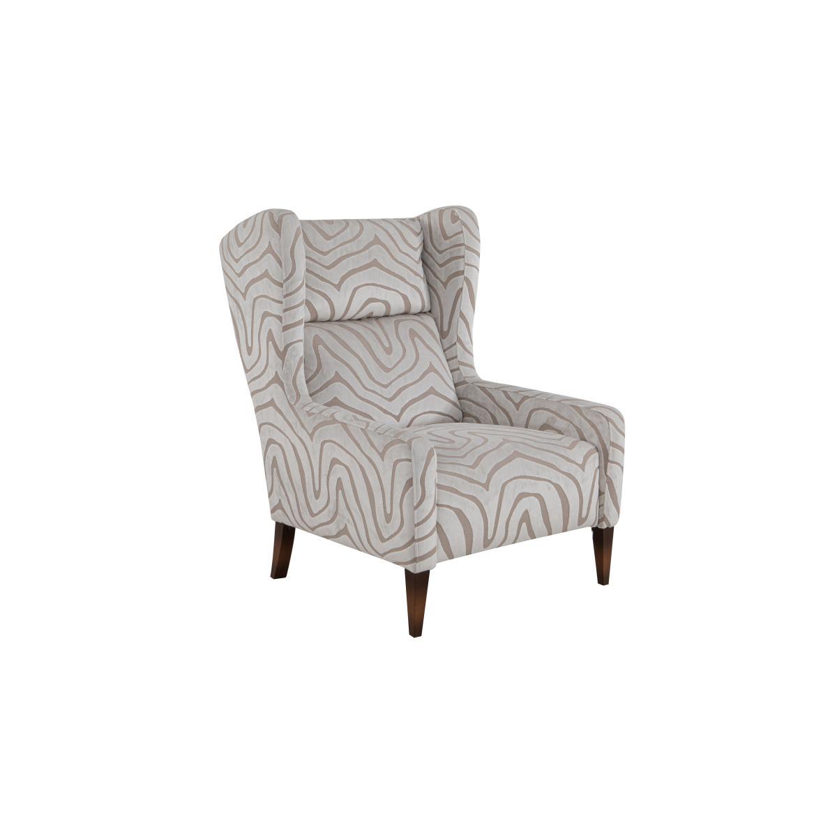 Boutique Lavish Fabric Wing Chair - Pattern – image 5