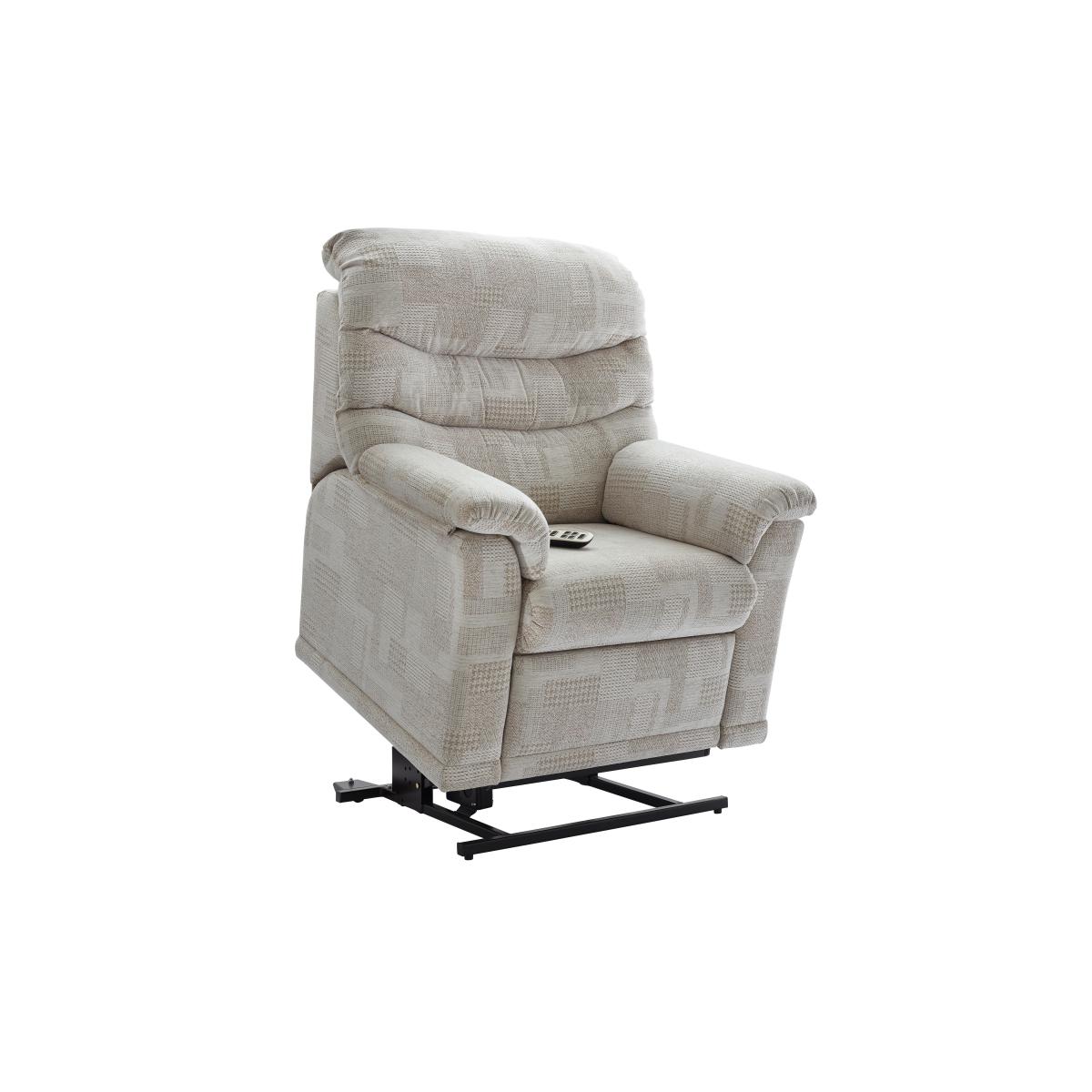G Plan - Malvern Fabric Rise and Recline Armchair - Cream – image 4