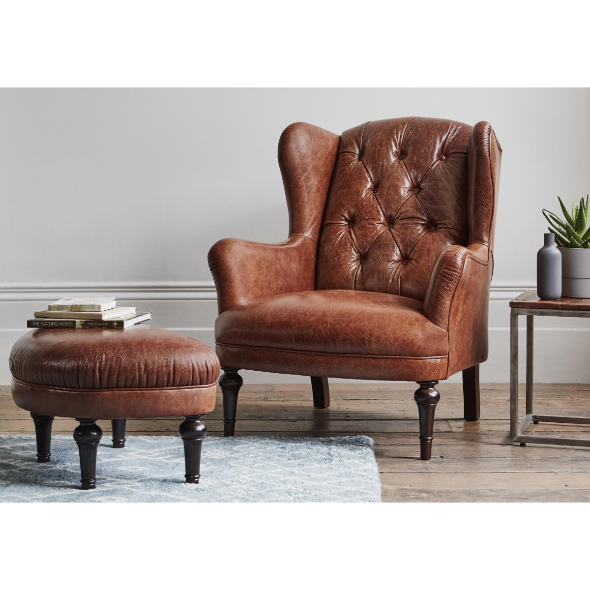 Tetrad - Southwood Leather Accent Chair - Brown – image 2