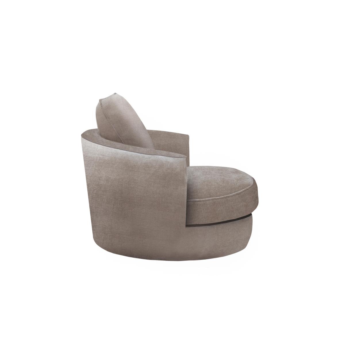 Home Fabric Swivel Chair - Teal – image 3