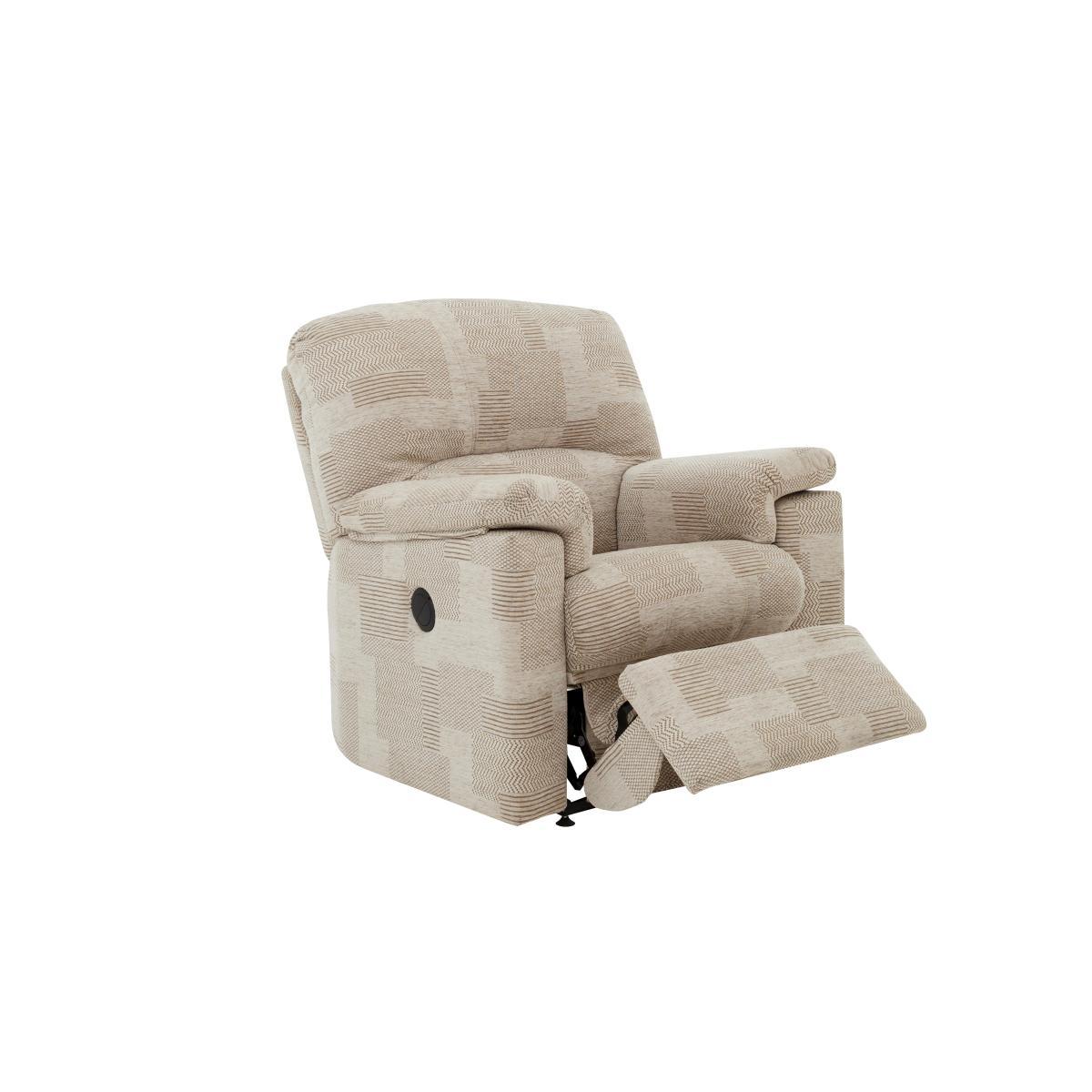 G Plan - Chloe Fabric Manual Recliner Armchair - Beige – image 4