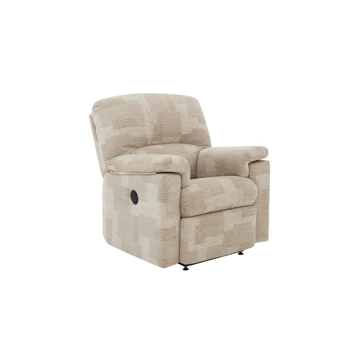 G Plan - Chloe Fabric Manual Recliner Armchair - Beige – image 7