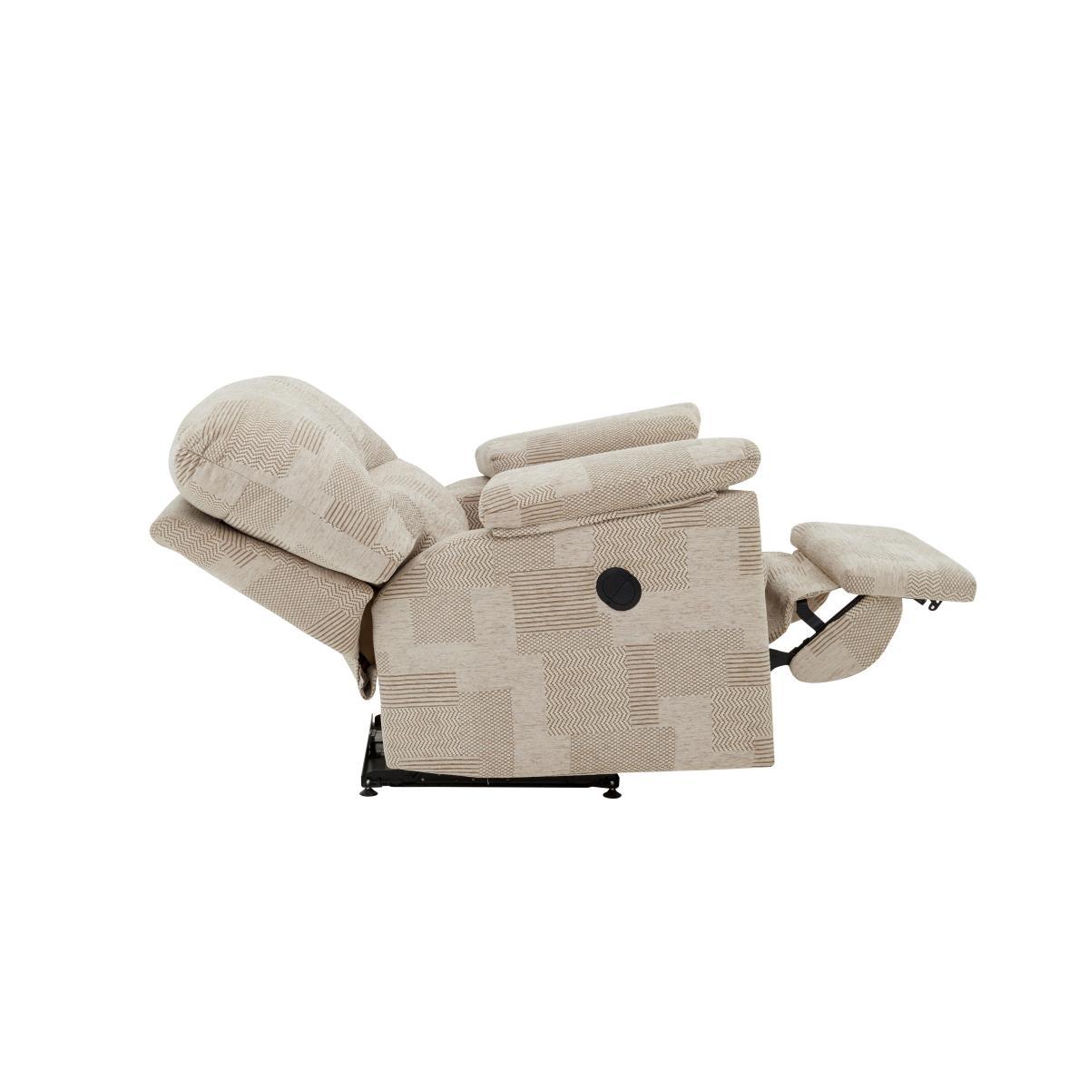 G Plan - Chloe Fabric Manual Recliner Armchair - Beige – image 8