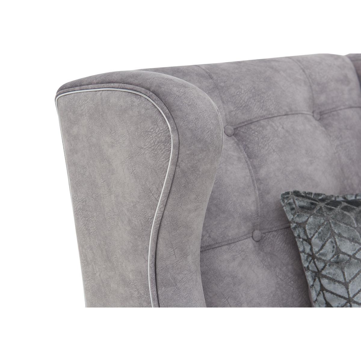 Amora Fabric Winged Accent Chair – image 2