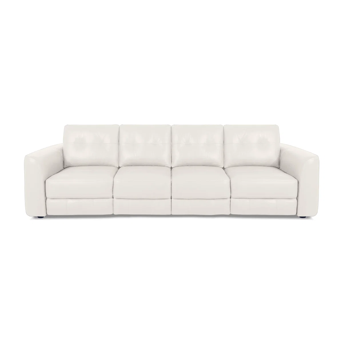 World of Leather - Drift 4 Seater Leather Power Glider Sofa - BV Star White - Sofas and Armchairs - In Time for Christmas – image 1