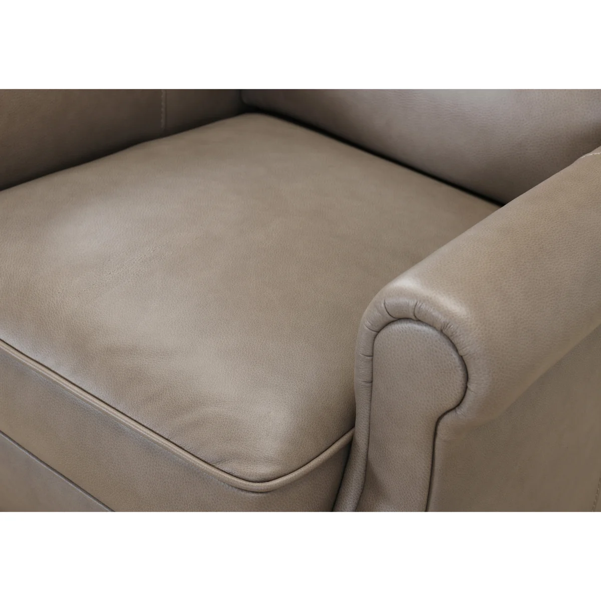 Carrick Leather Power Recliner Wing Chair - Sage - Sofas and Armchairs – image 4