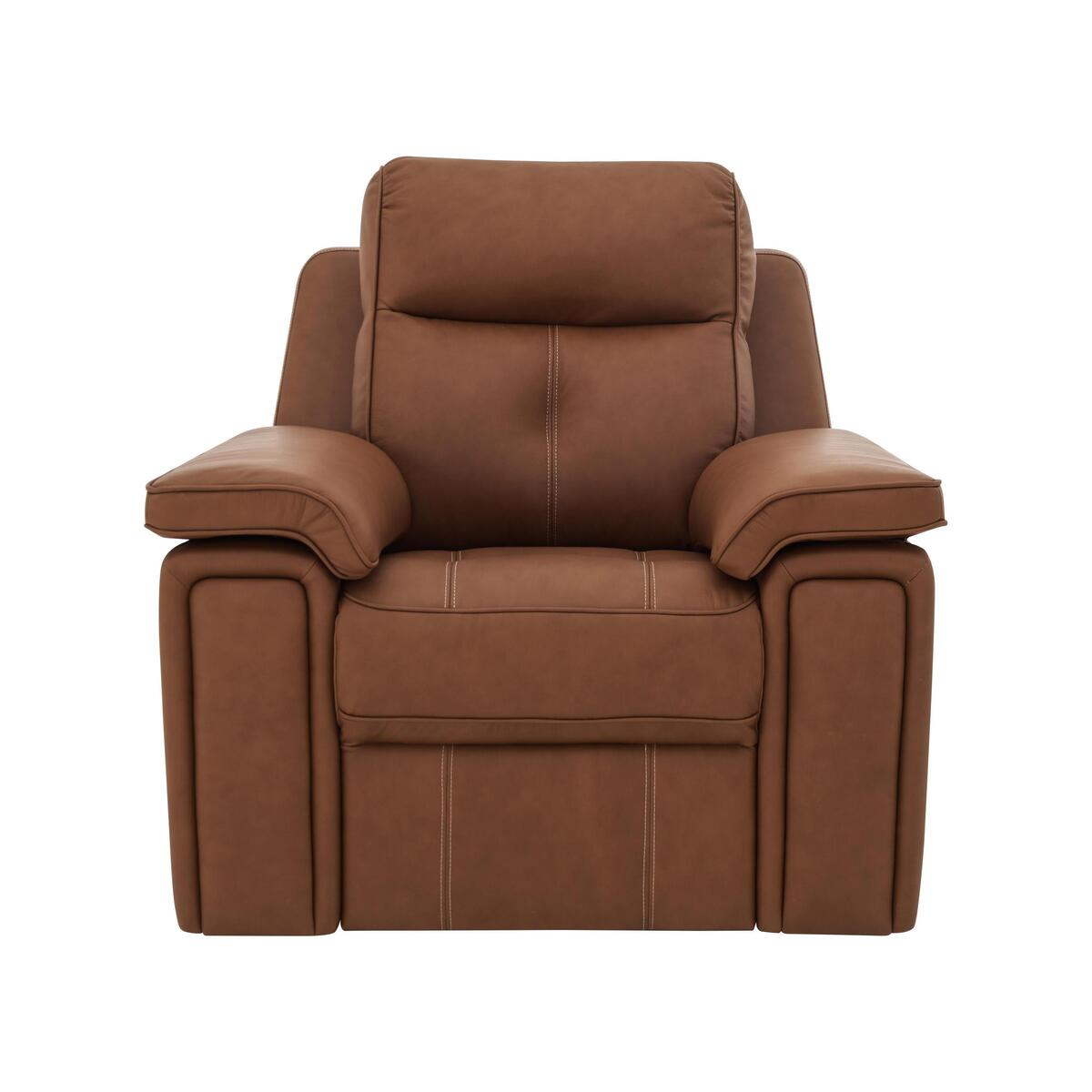 G Plan - Hannington Leather Power Recliner Armchair - Brown