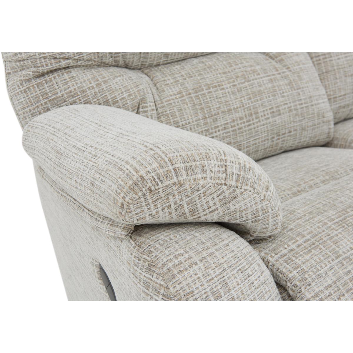 G Plan - Mistral Small Fabric Manual Recliner Armchair - Mirage Pebble – image 2
