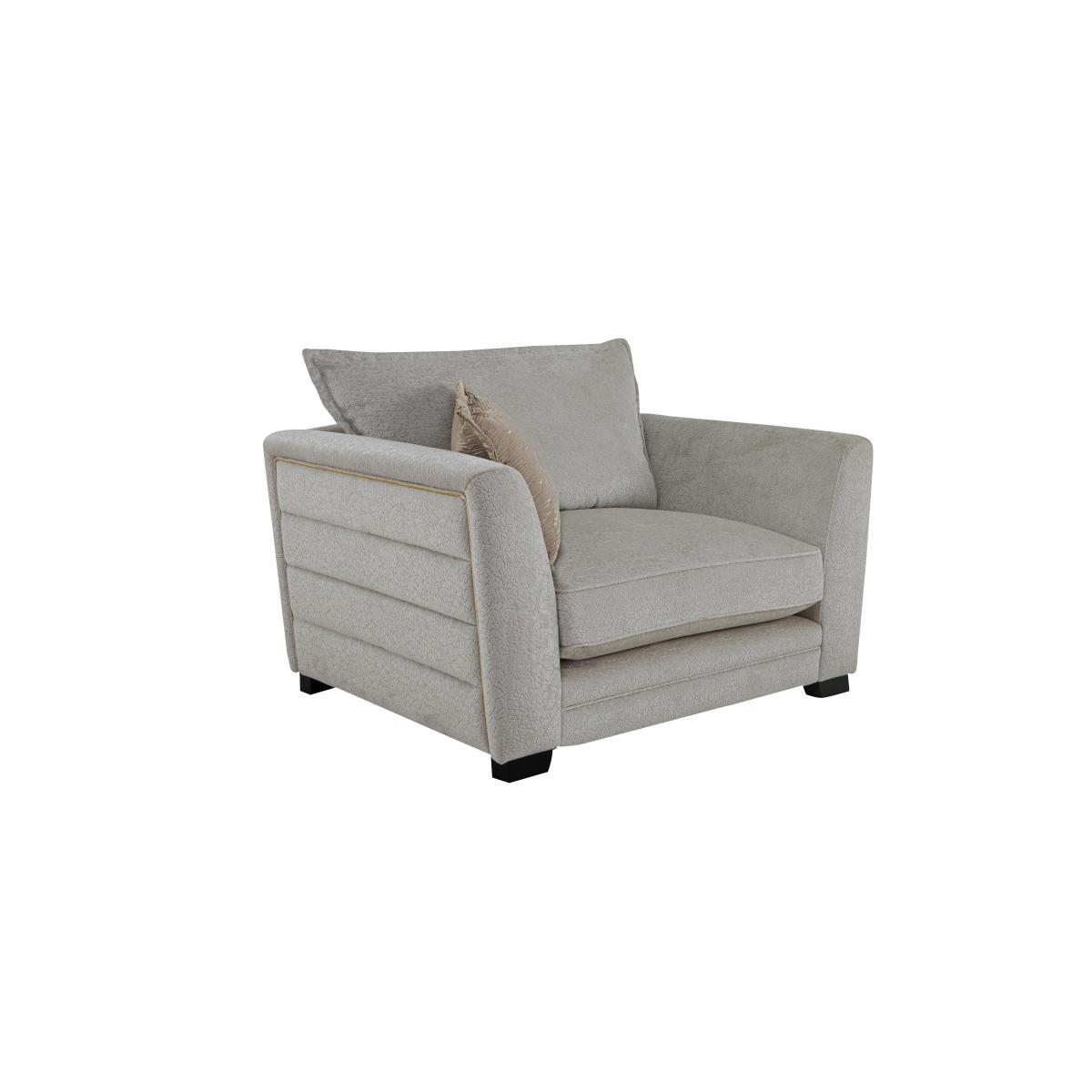 Boutique Lavish Fabric Armchair - Grey – image 4