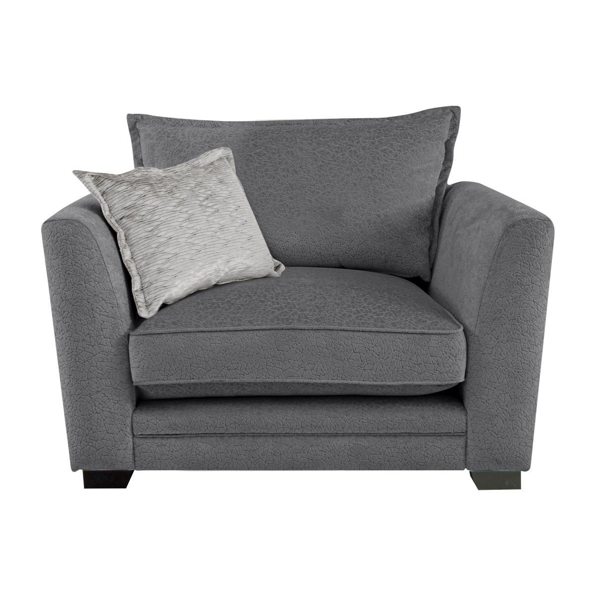 Boutique Lavish Fabric Armchair - Grey – image 1