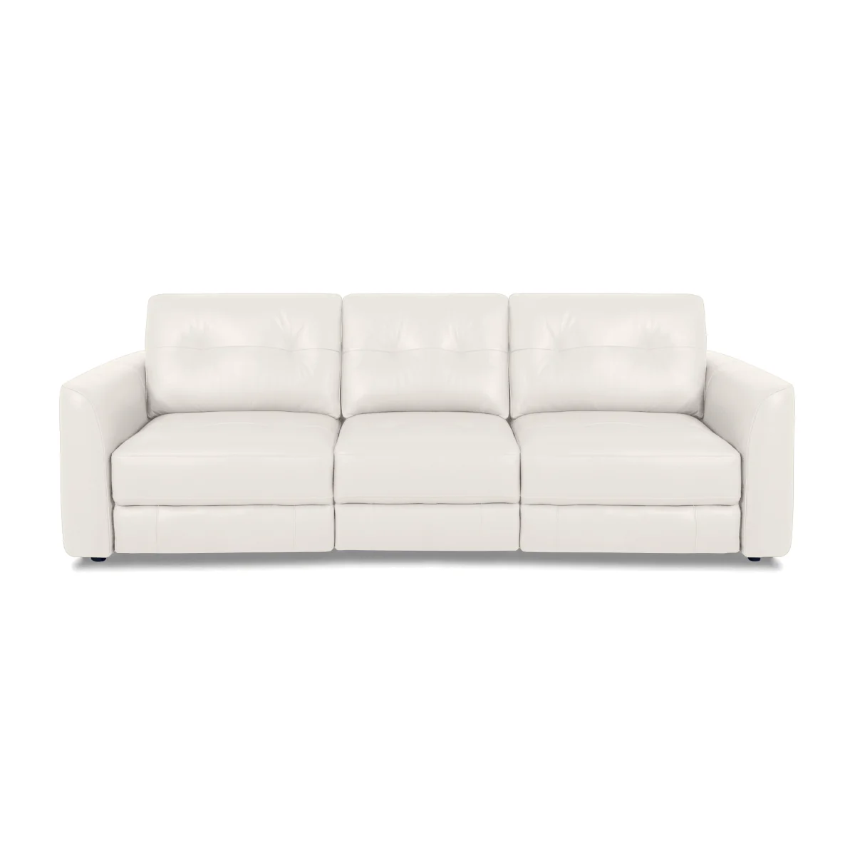 World of Leather - Drift 3 Seater Leather Power Glider Sofa - BV Star White - Sofas and Armchairs - In Time for Christmas – image 1