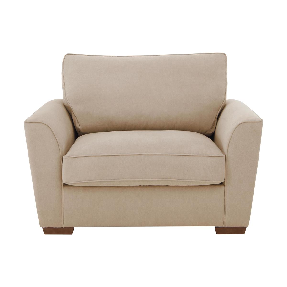 The Weekender Collection Fable Fabric Armchair Sofa Bed - Cream - By Furniture Village – image 1