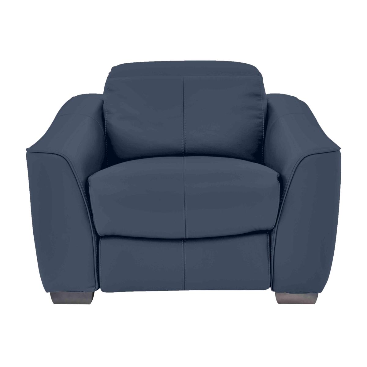 Xavier Leather Armchair - Ocean – image 1