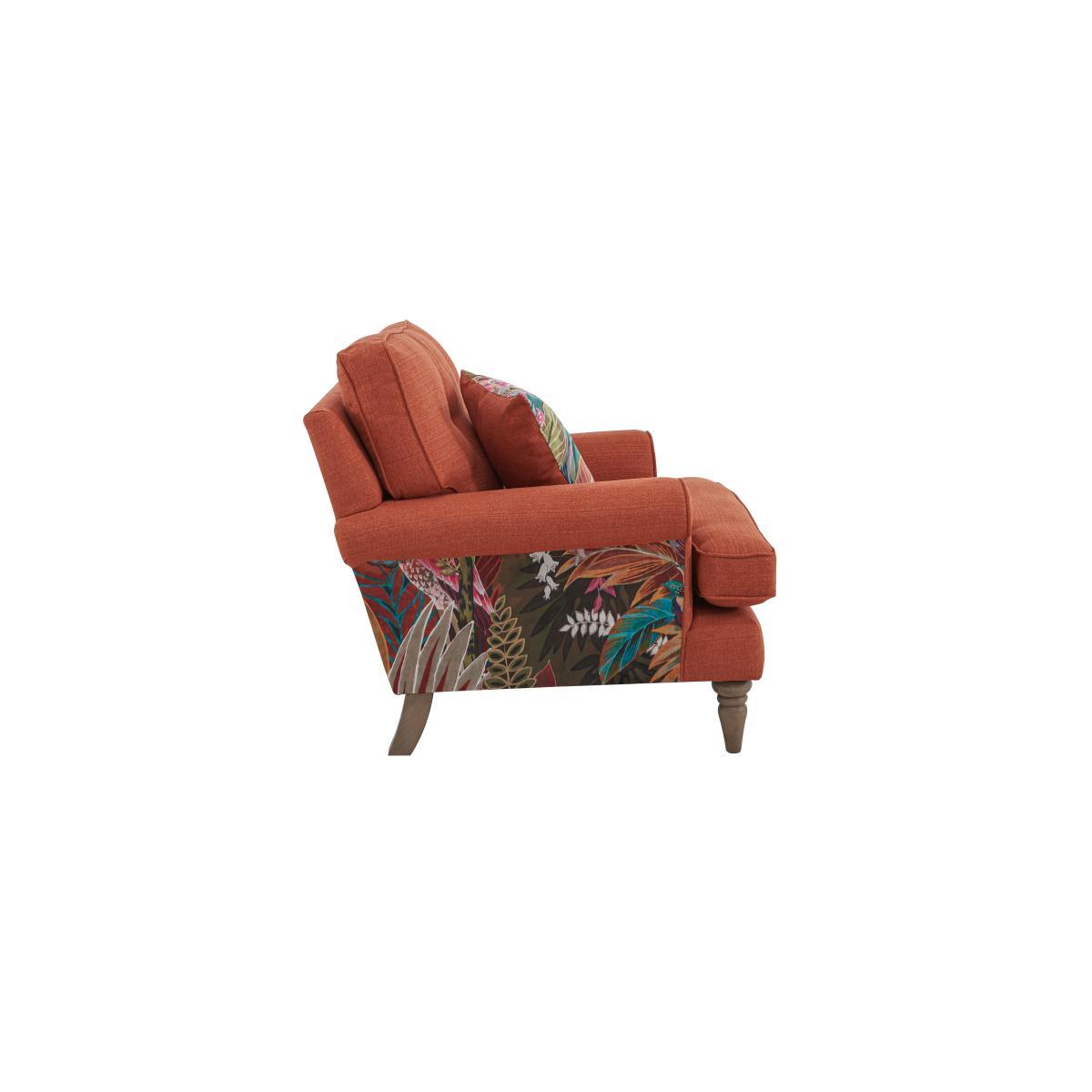 The Botanical Collection Paradiso Fabric Patterned Armchair - Grey – image 5