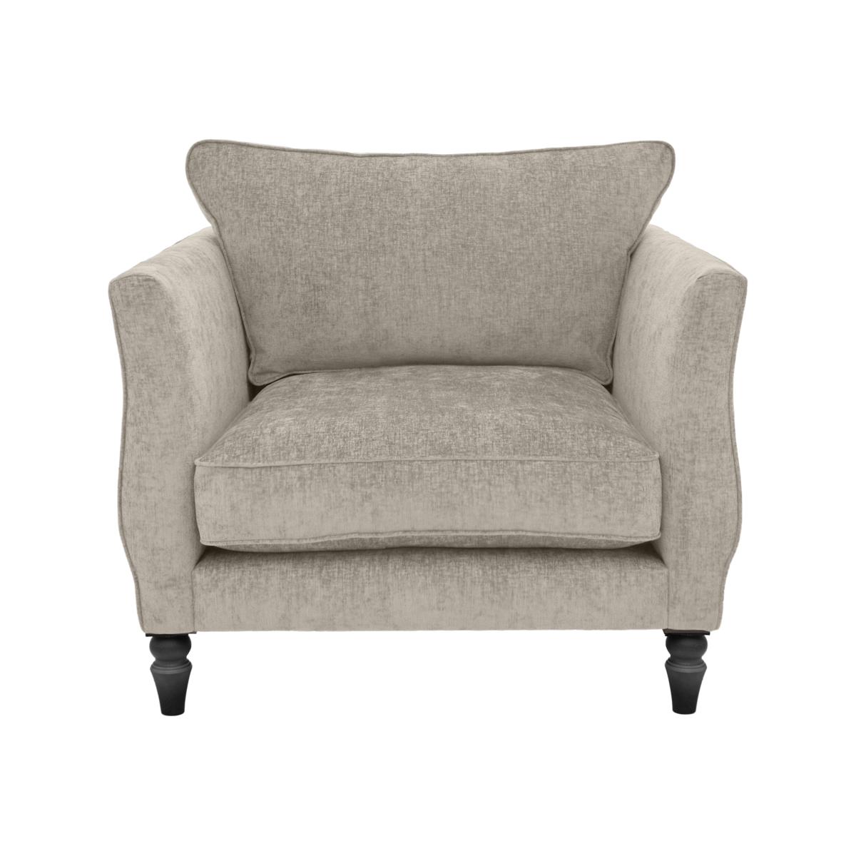 Boutique Chatterley Chair - Bolero Quill with Ebony Feet
