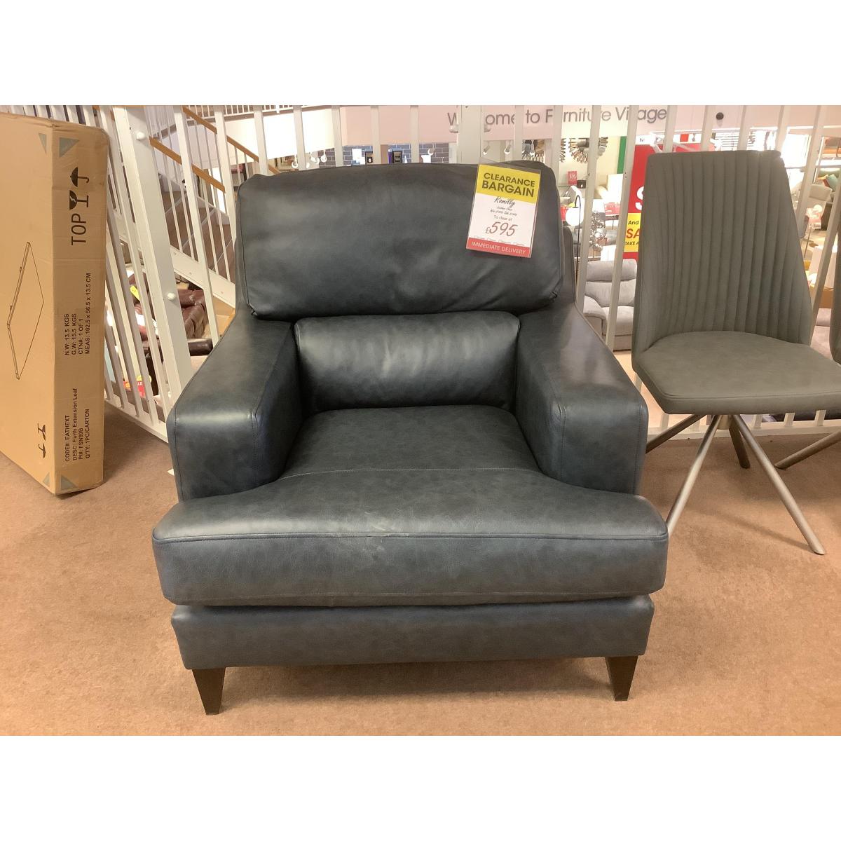 Romilly leather chair – image 2