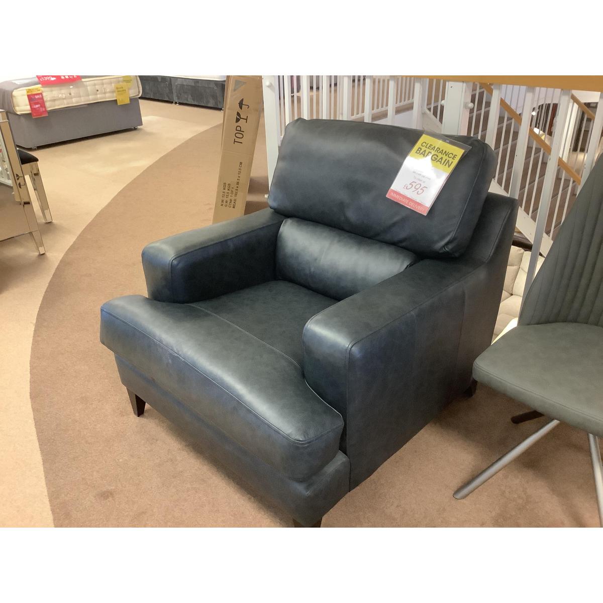 Romilly leather chair – image 3
