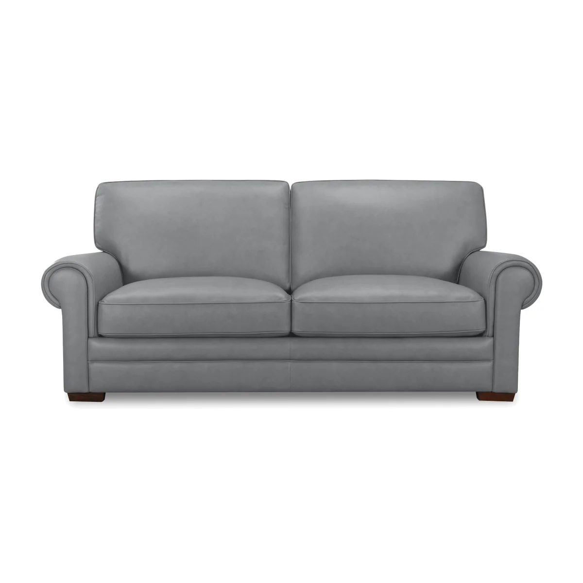 Carrick 3 Seater Leather Sofa - Sea Spray - Sofas and Armchairs – image 1