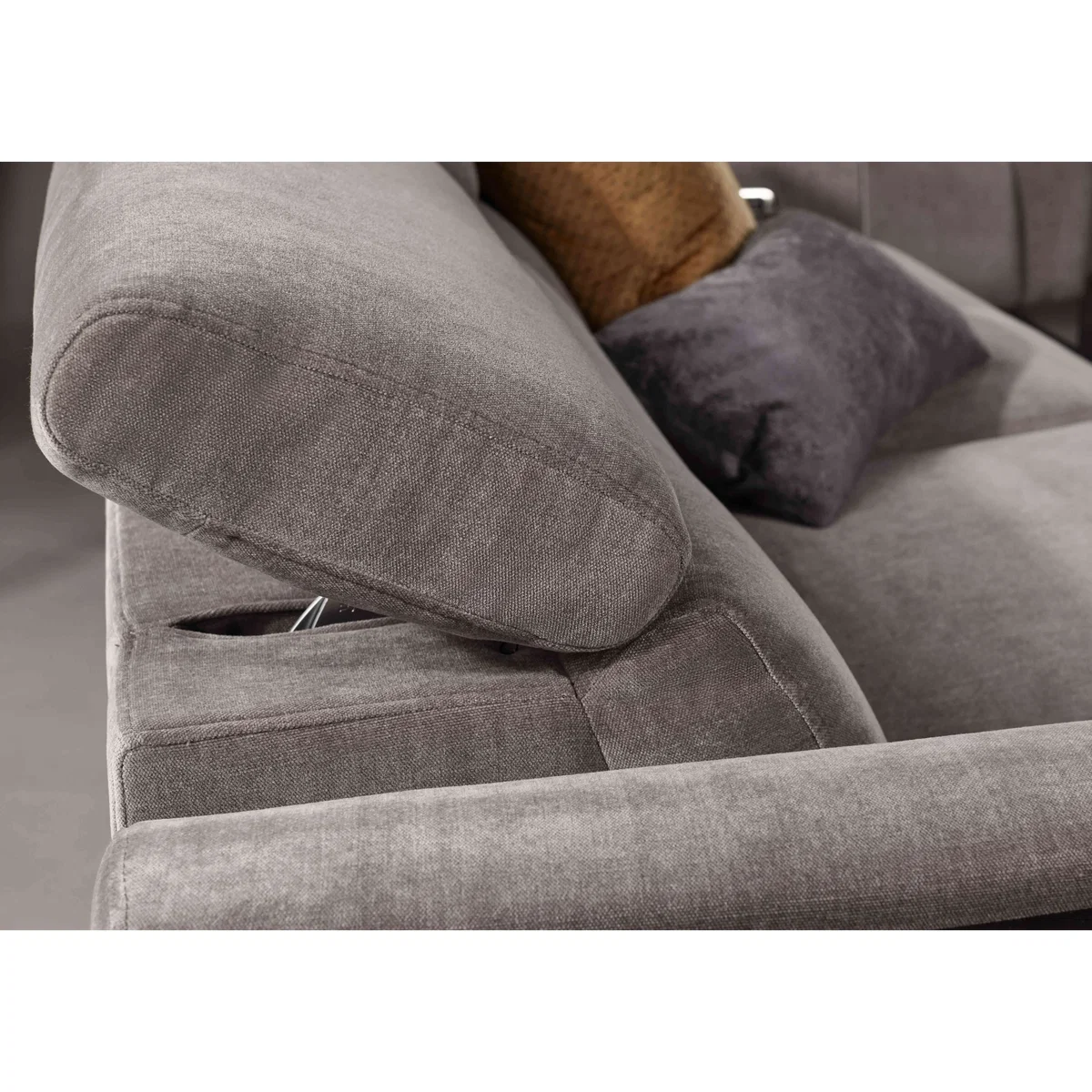 Gisella Fabric 3 Seater Sofa - Dexter Mocha - Sofas and Armchairs - In Time for Christmas – image 6