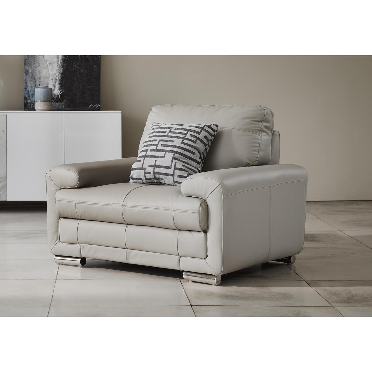 Gamma Leather Armchair - Brown – image 2