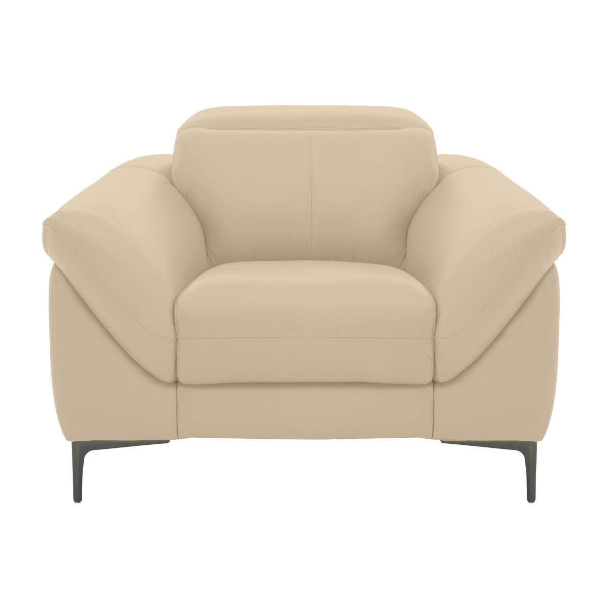 Galaxy Armchair with Manual Headrests- World of Leather – image 1