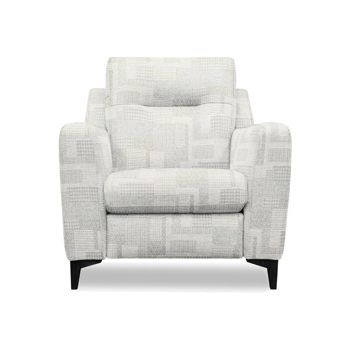G Plan - Arlo Fabric Chair - Lydia Blush with Ebony Feet