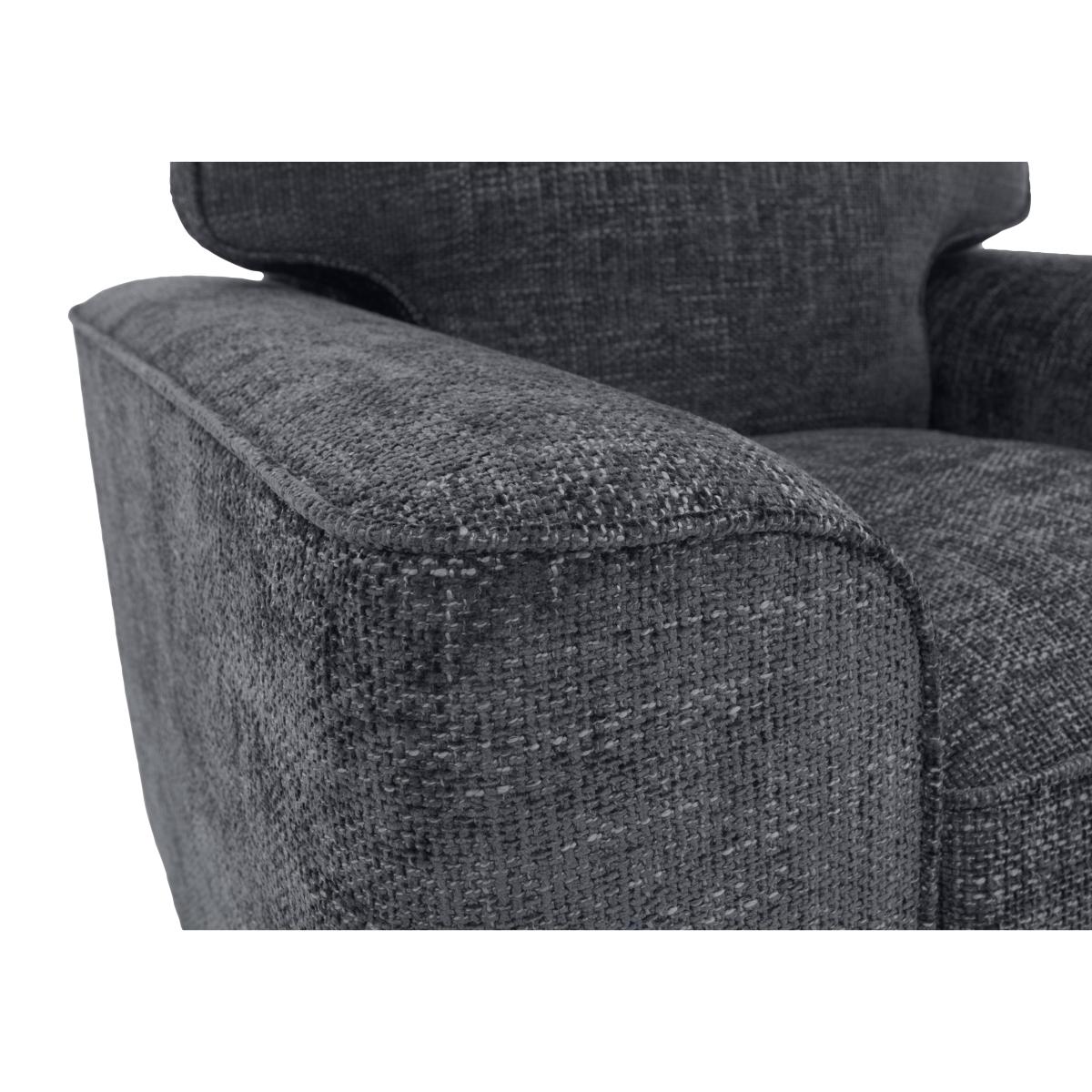 Emilia Fabric Armchair - Grey – image 3