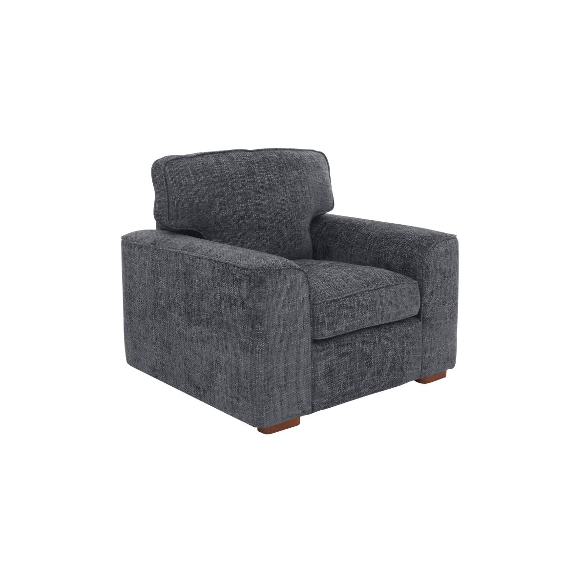 Emilia Fabric Armchair - Grey – image 4