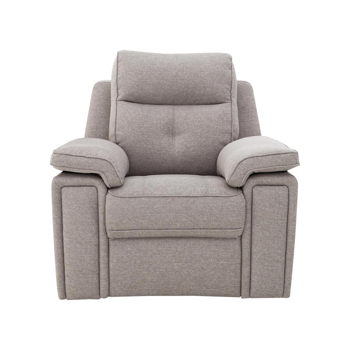 G Plan - Hannington Fabric Power Recliner Armchair - Grey