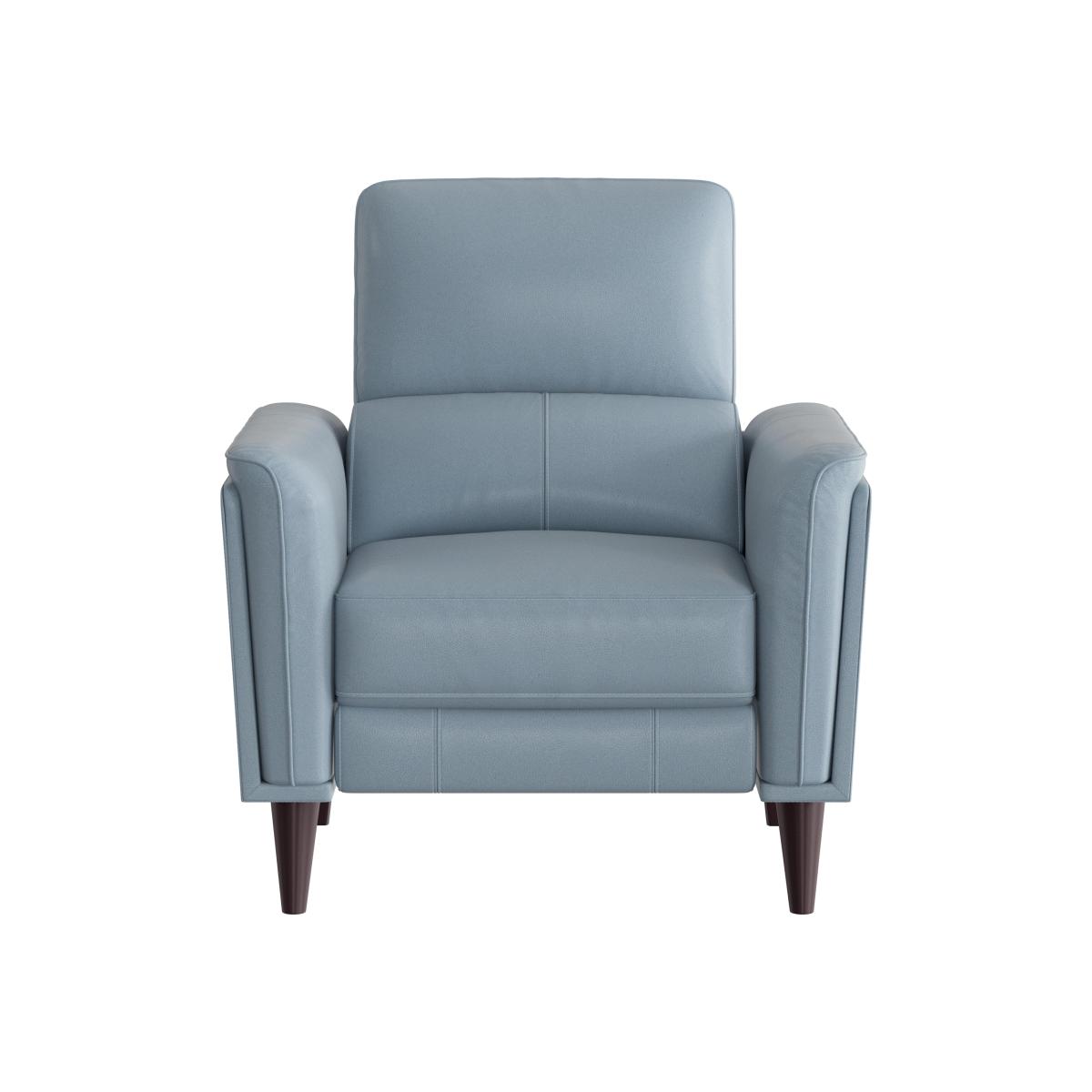 Compact Collection Klein NC Leather Chair - Pearl Blue