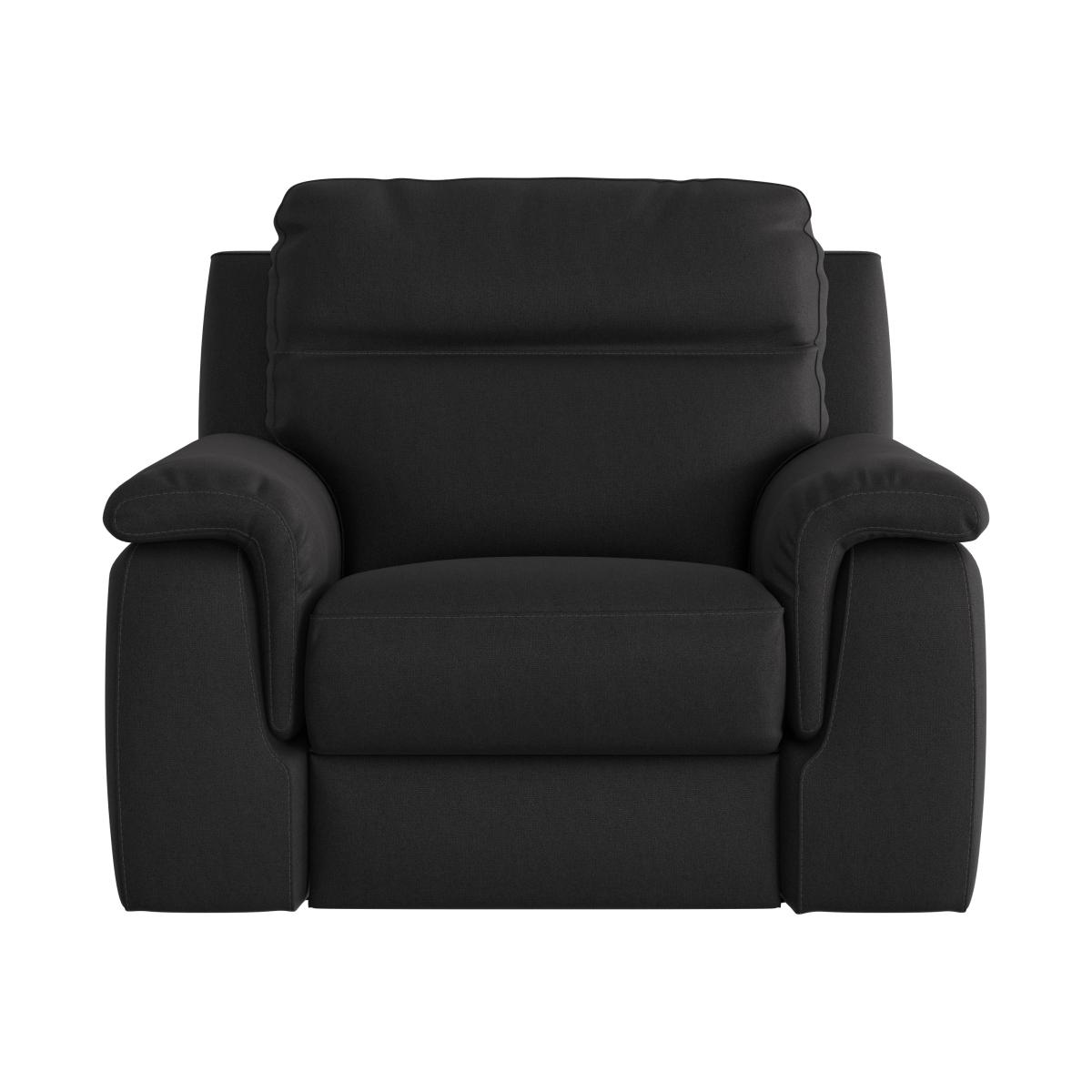 Nicoletti - Paolo Fabric Power Recliner Armchair - Black – image 1
