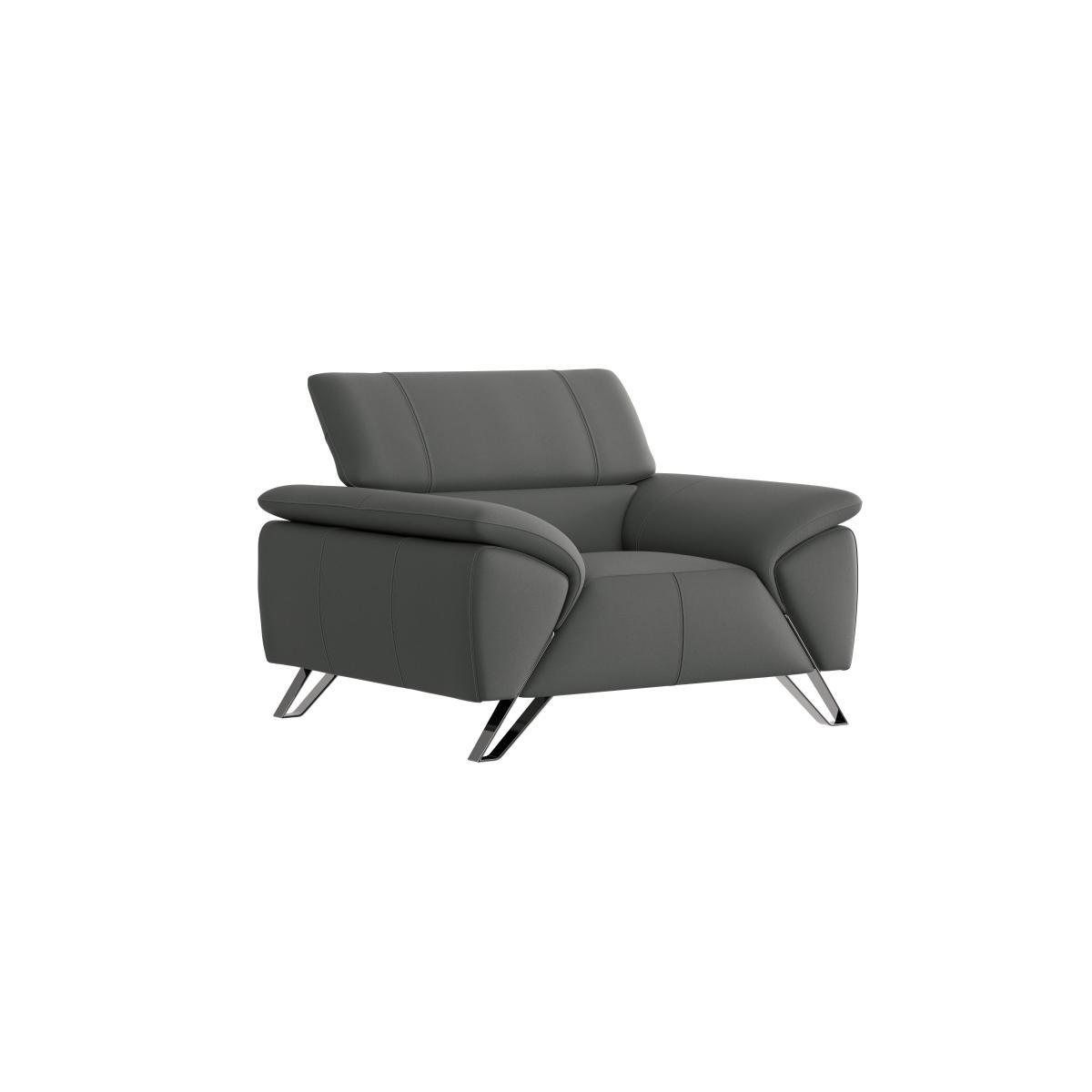 Nicoletti - Tesla Leather Armchair - Grey – image 2