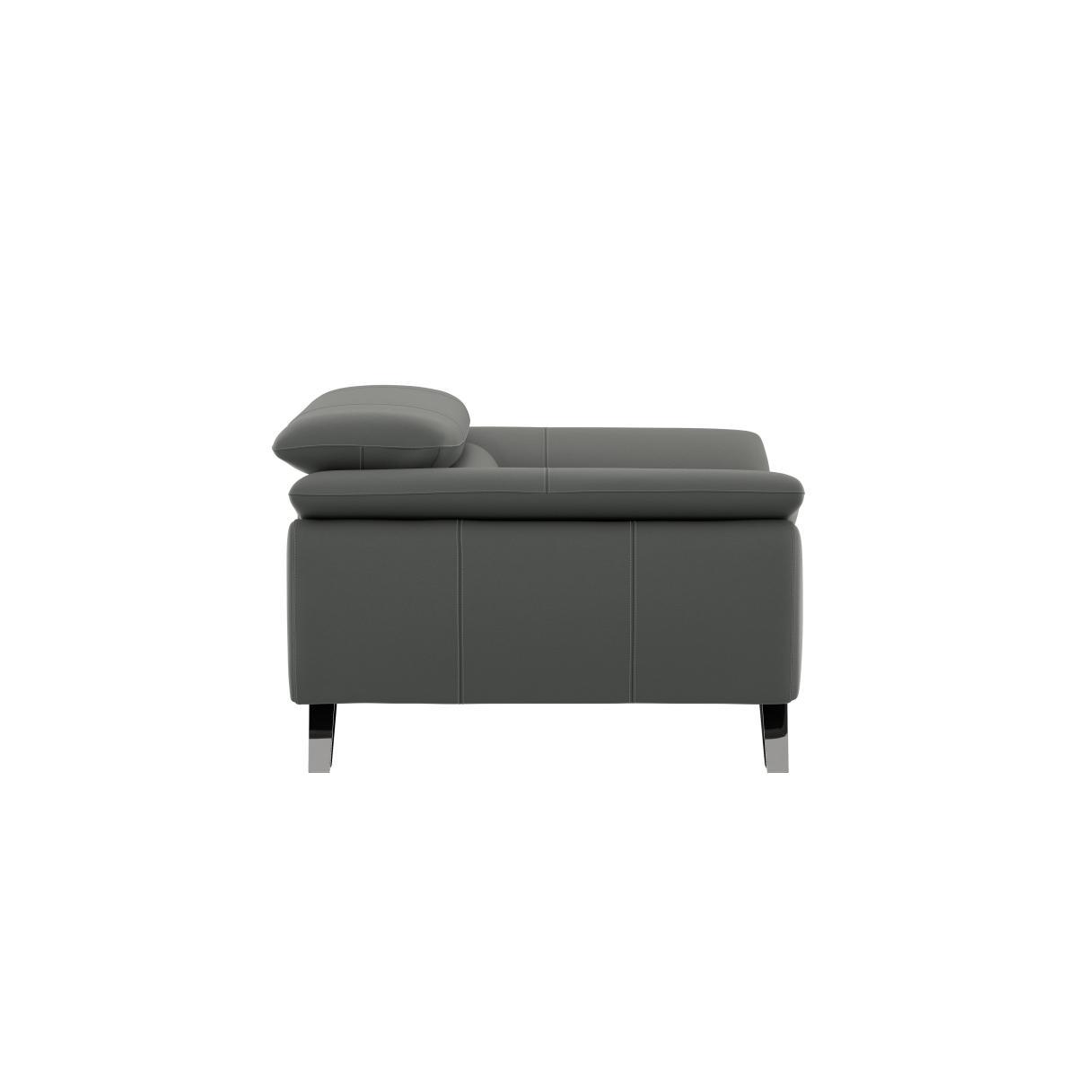 Nicoletti - Tesla Leather Armchair - Grey – image 3