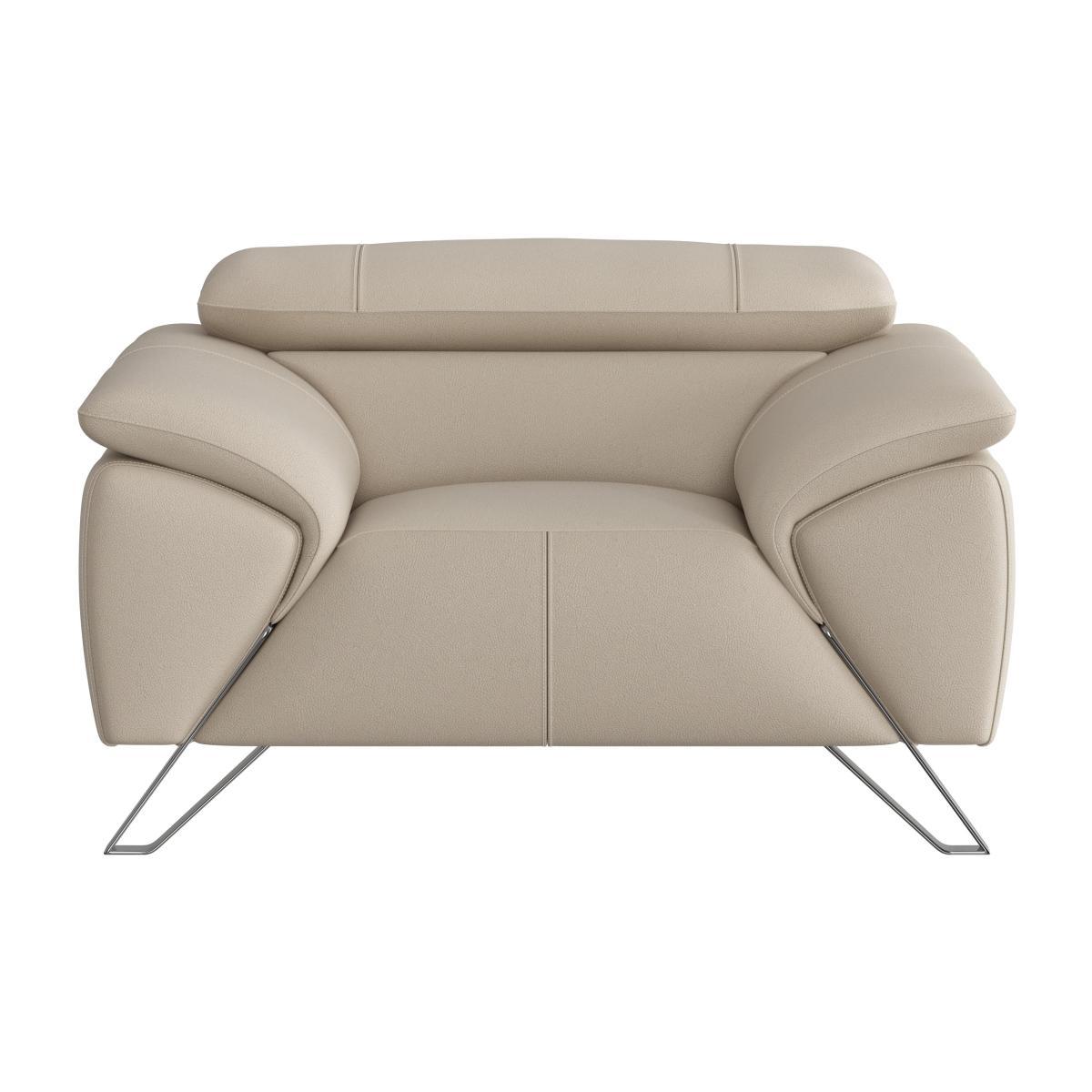Nicoletti - Tesla Leather Armchair - Grey – image 1