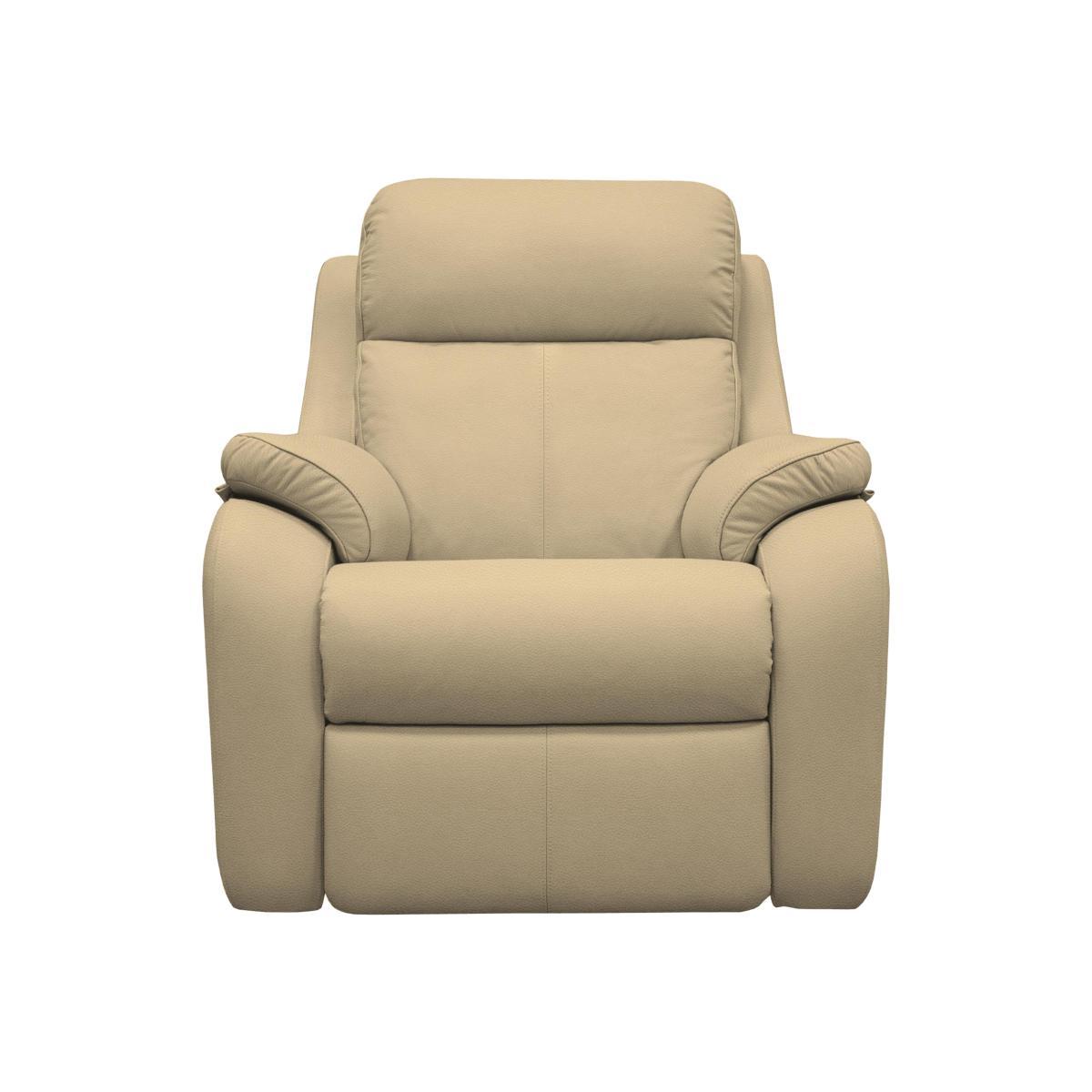 G Plan - Kingsbury Leather Armchair - Beige – image 1