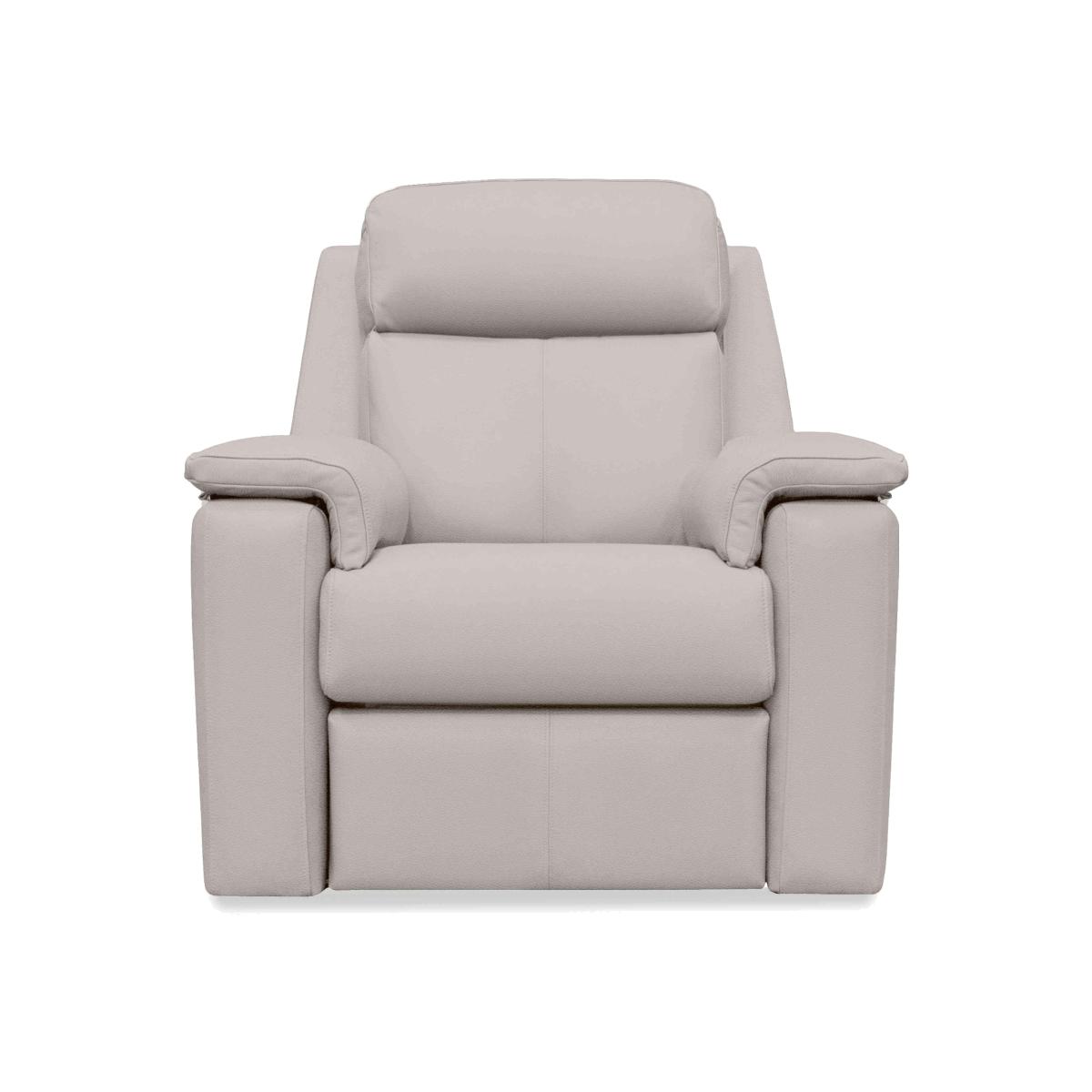 G Plan - Thornbury Leather Chair - Cambridge Chalk