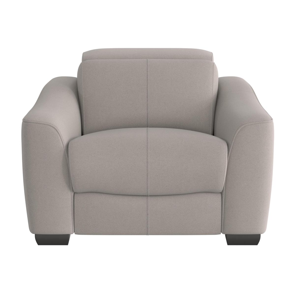 Xavier Fabric Armchair with Power Recliner - Dove – image 1
