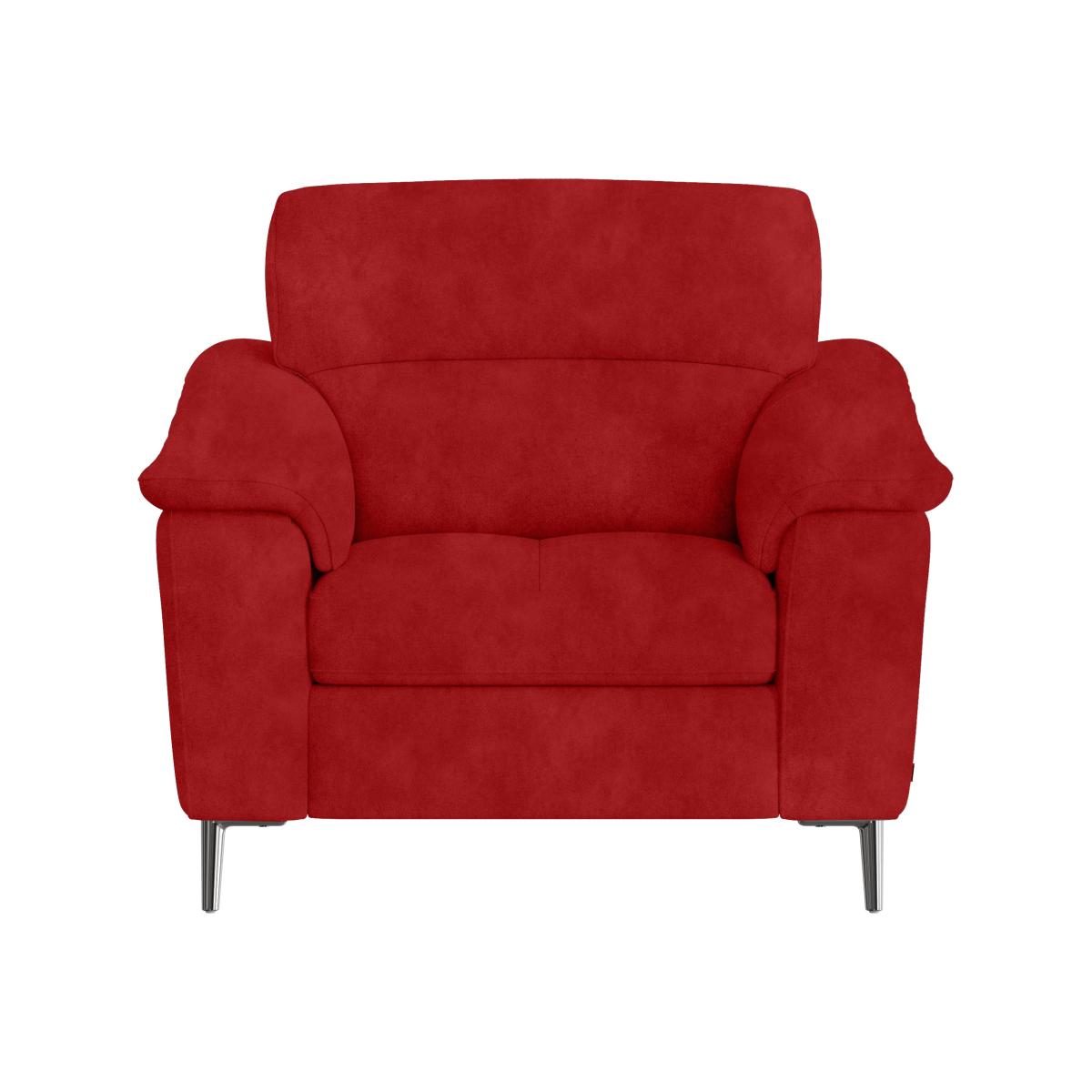 Nicoletti Italia - Maldini Fabric Armchair - Selma Rosso – image 1