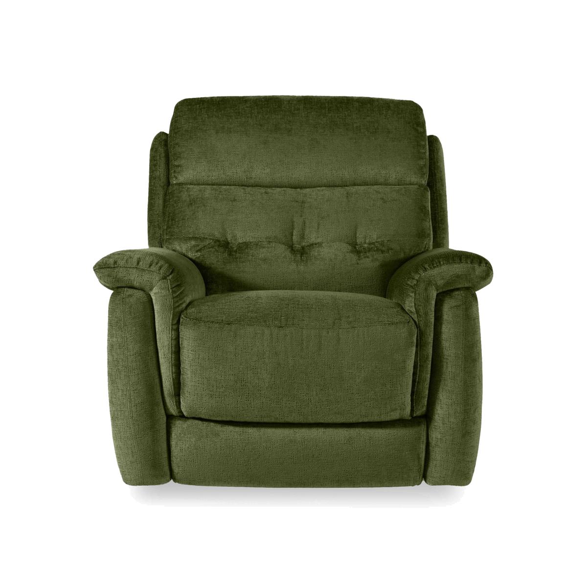 Springer Fabric Armchair - Olive Green – image 1