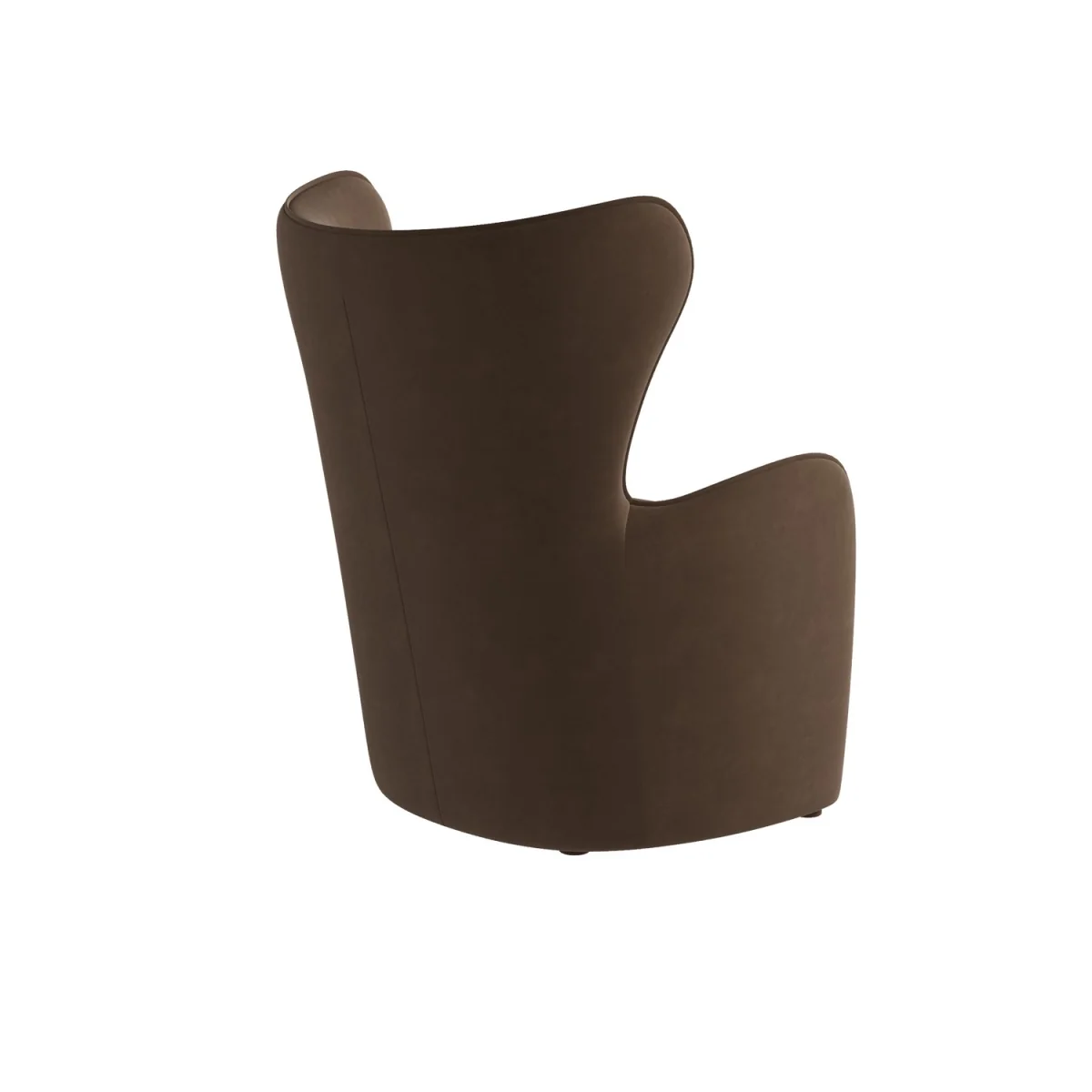 Brown Velvet Highback Accent chair - Paloma – image 7