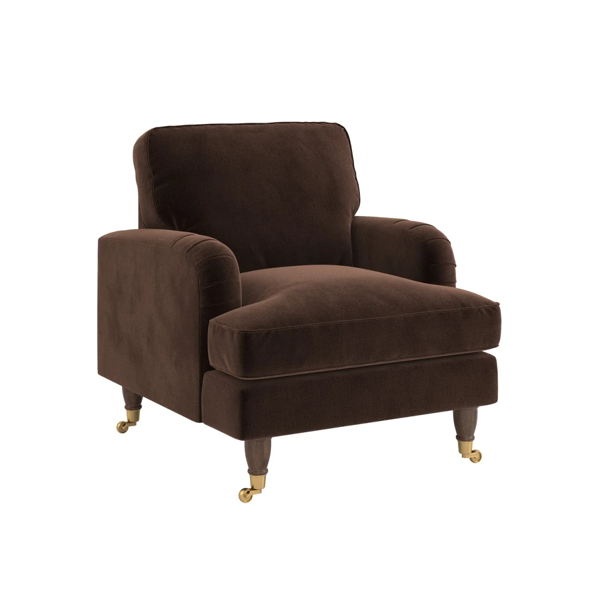 Brown Chenille Armchair - Payton – image 7