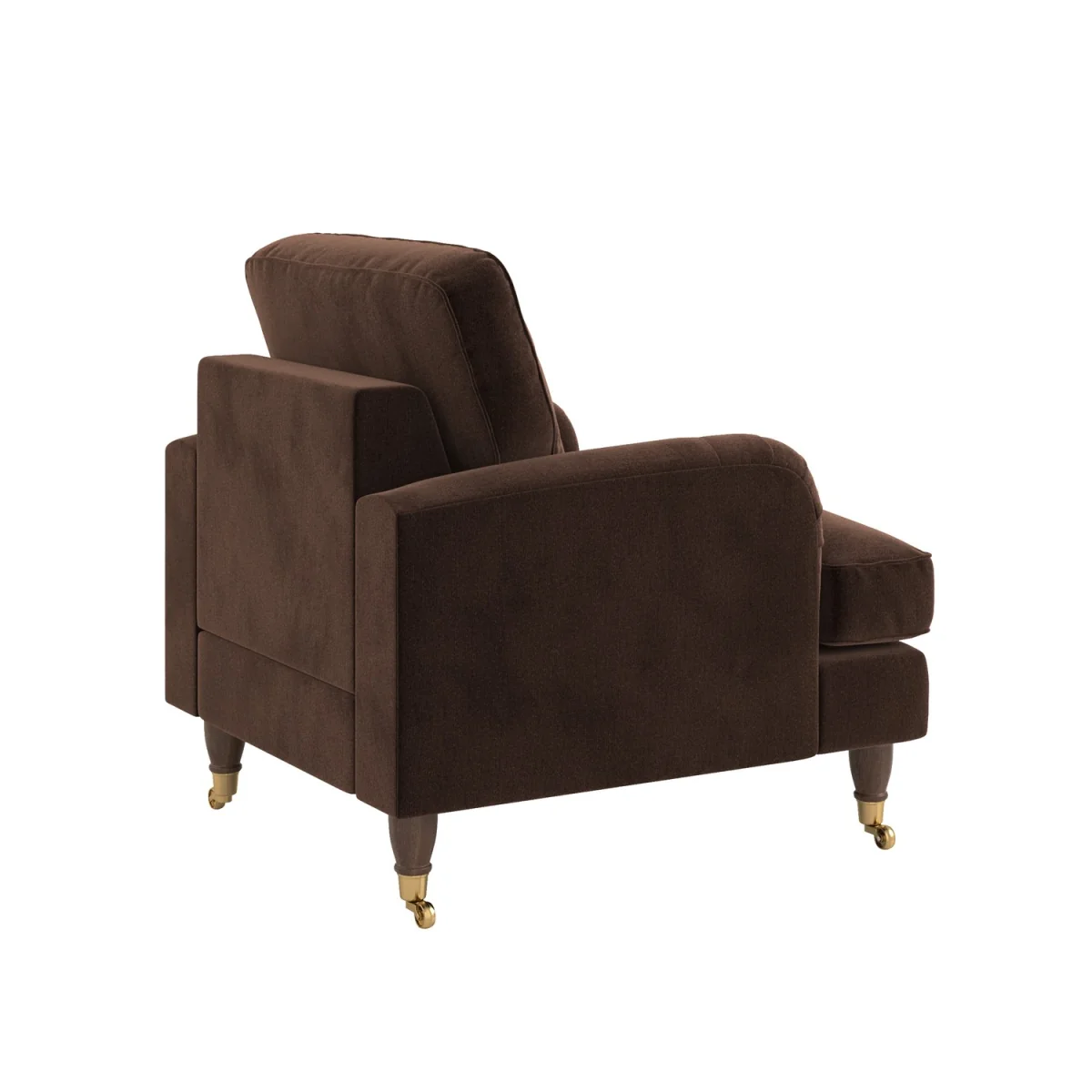 Brown Chenille Armchair - Payton – image 9