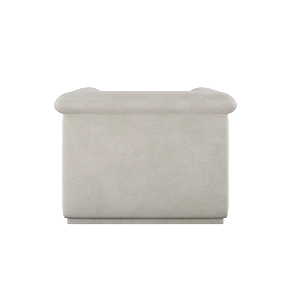 Cream Chenille Armchair - Caleb – image 6