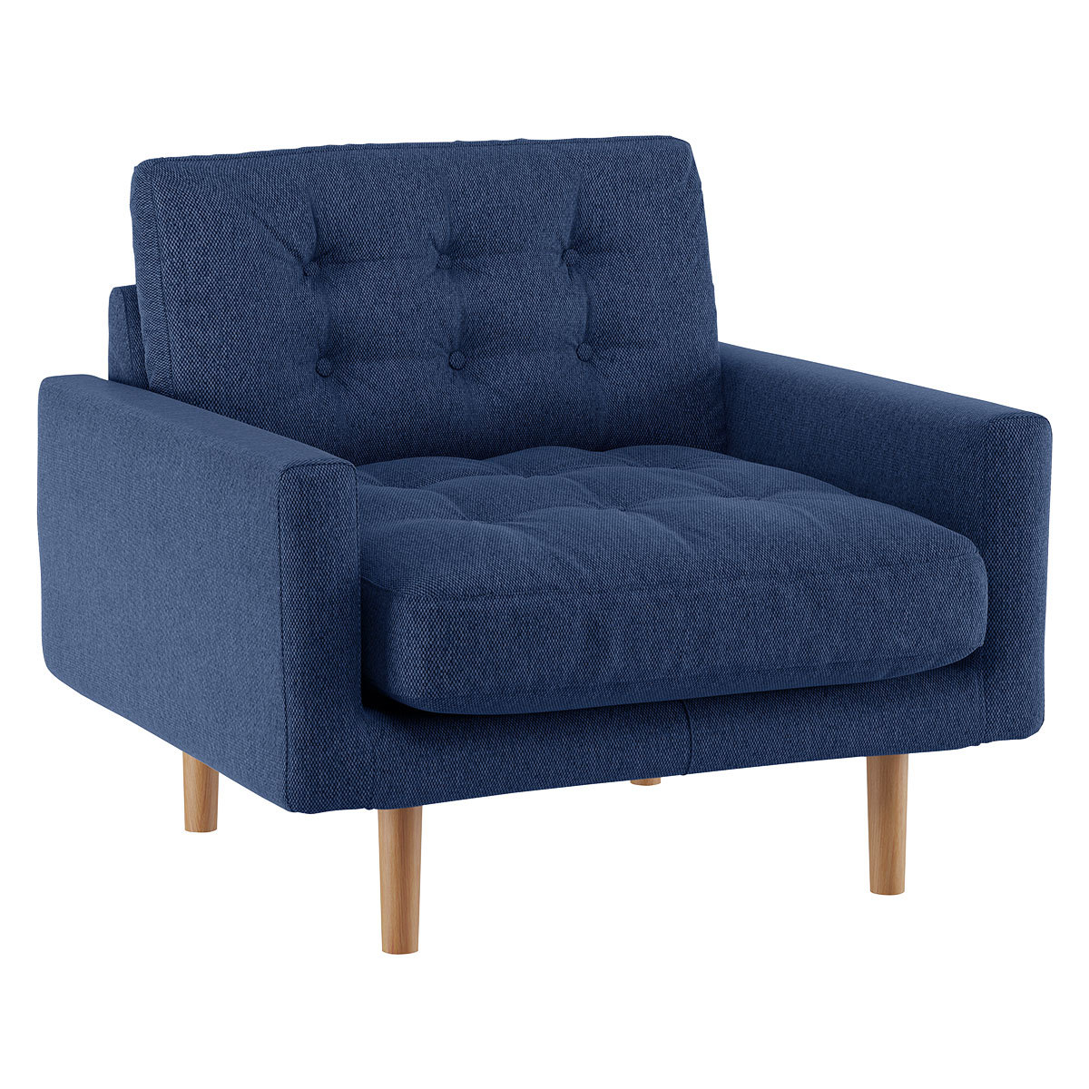 Fenner Blue Acor FaBric Armchair, Blue – image 3
