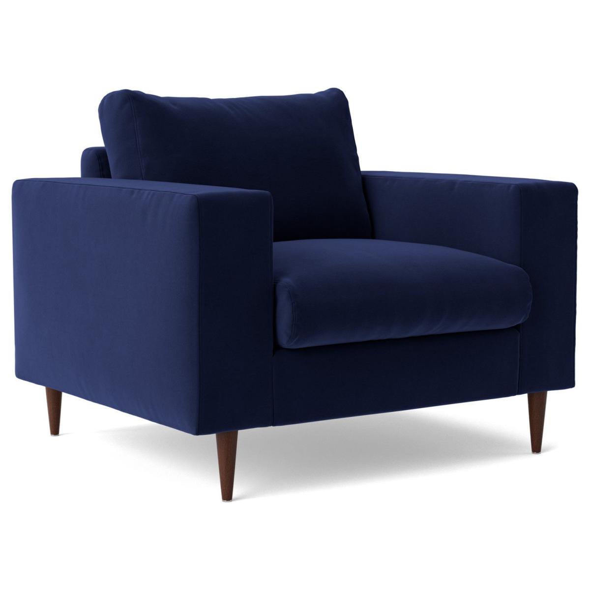 Swoon Evesham Velvet Armchair - Ink Blue – image 7