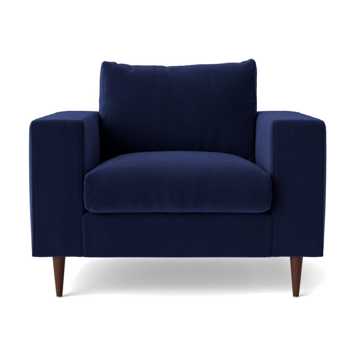 Swoon Evesham Velvet Armchair - Ink Blue – image 1