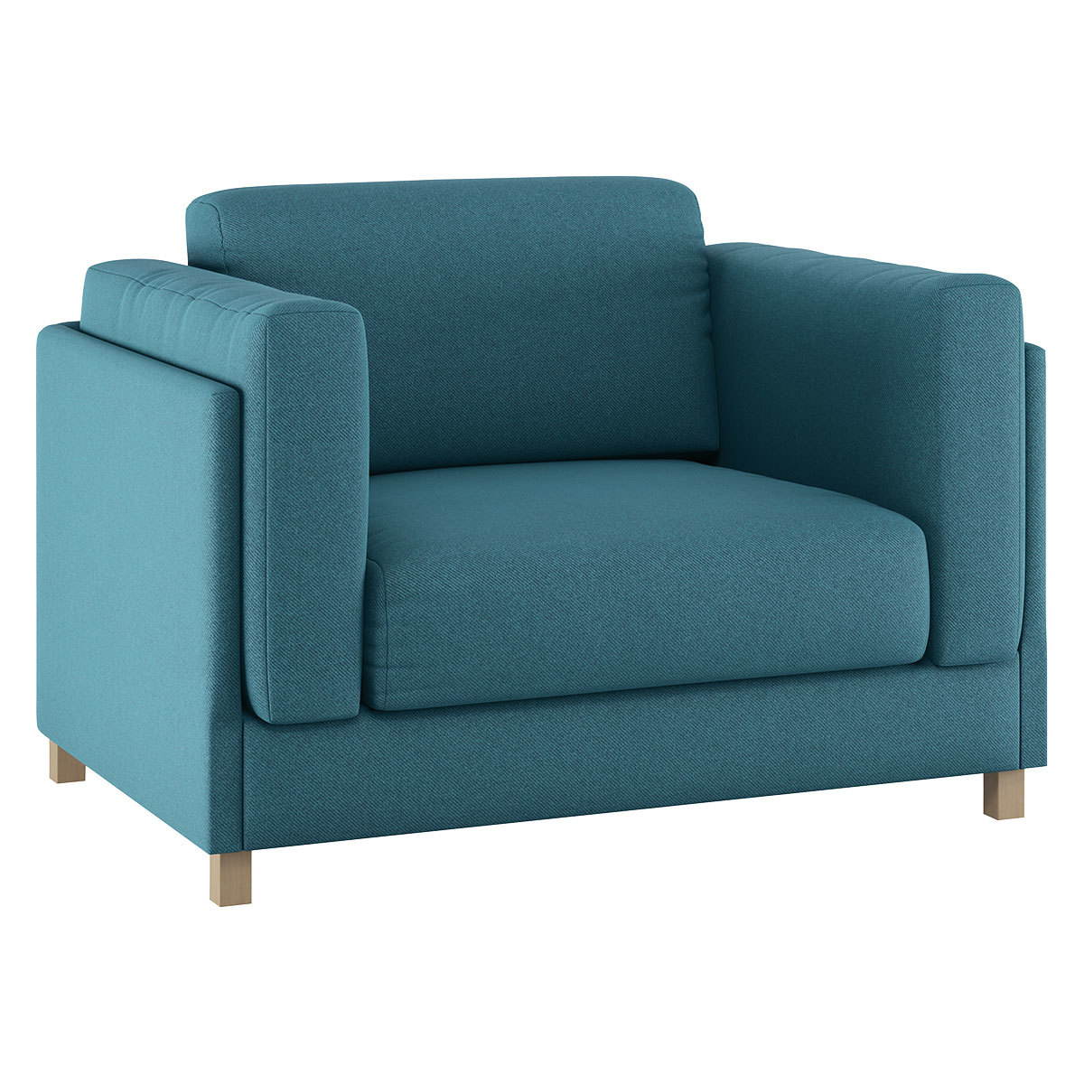 Colombo Teal FaBric Armchair Sofabed, Teal – image 3