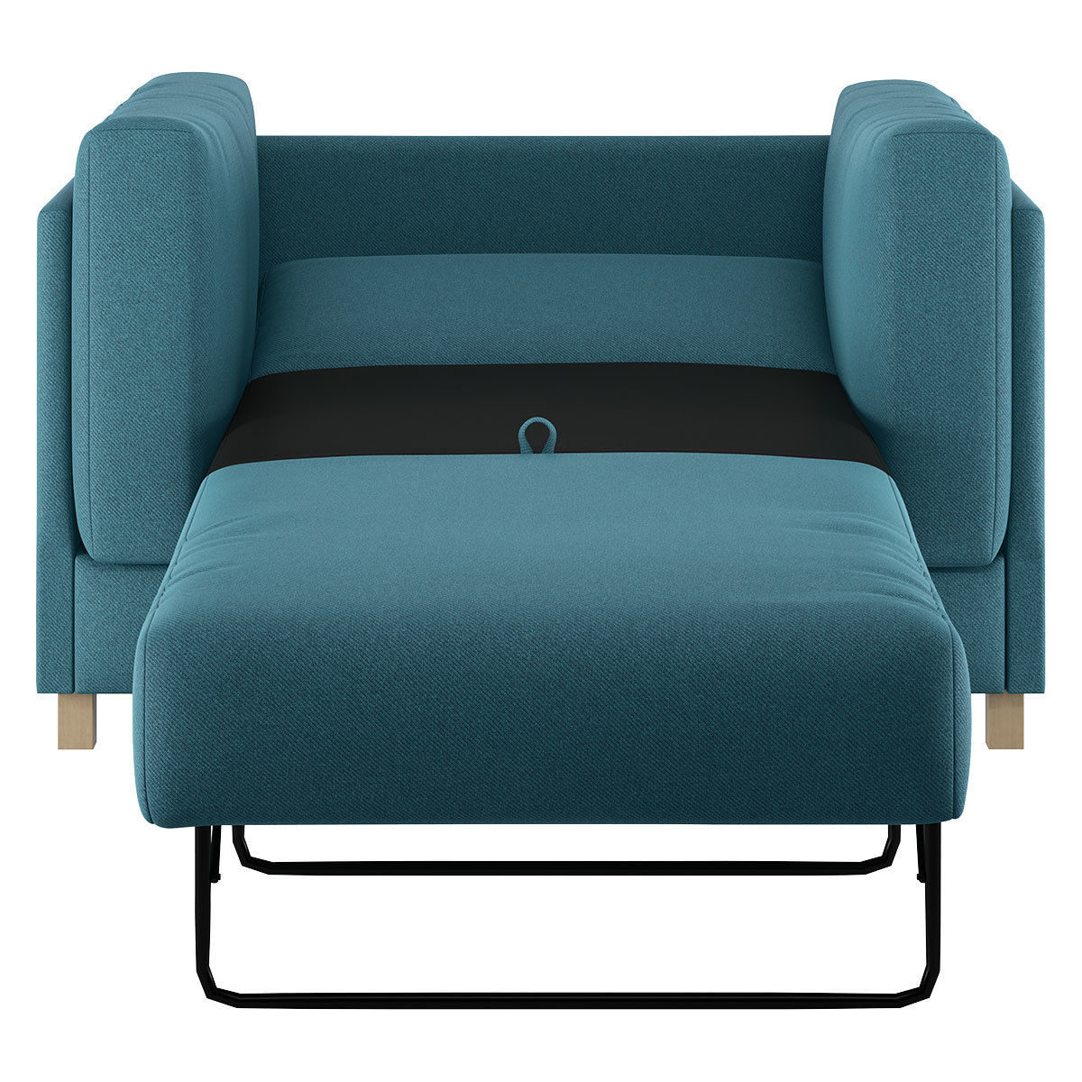 Colombo Teal FaBric Armchair Sofabed, Teal – image 7