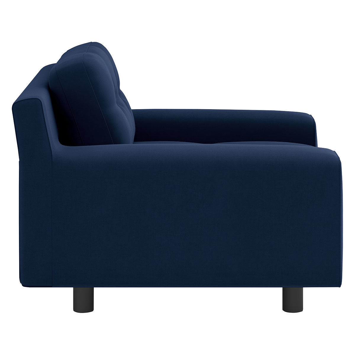 Hendricks Navy Blue Velvet Armchair, Navy – image 4