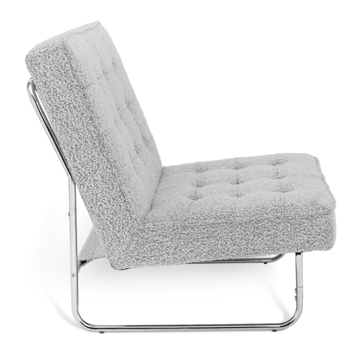 Habitat 60 Duomo Boucle Tubular Chair - Grey – image 6